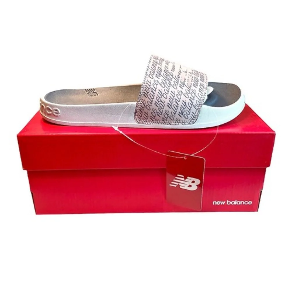New Balance Girls Slide Size 5 Pink Gray Slides Sandals‎